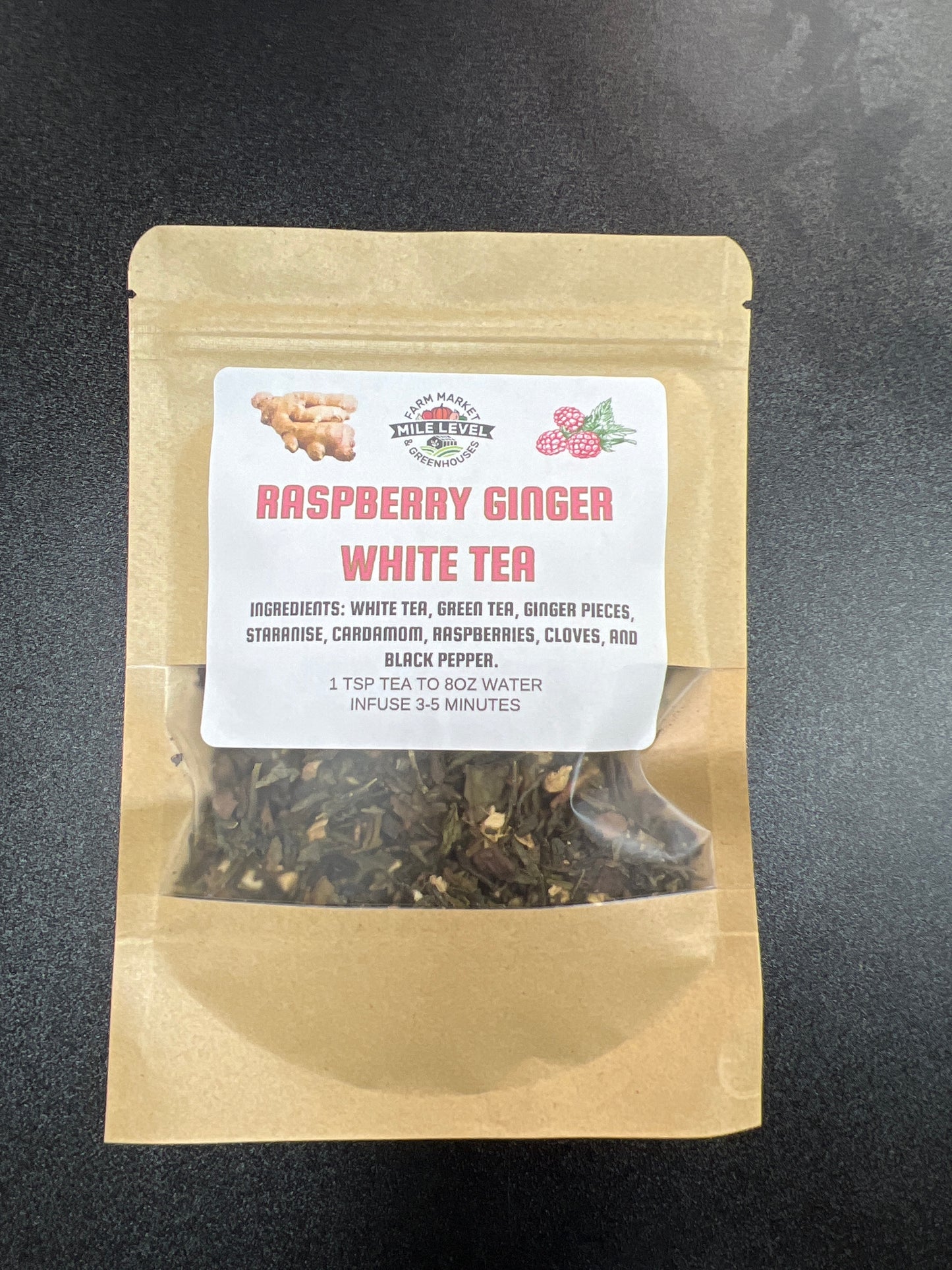 Raspberry Ginger White Tea