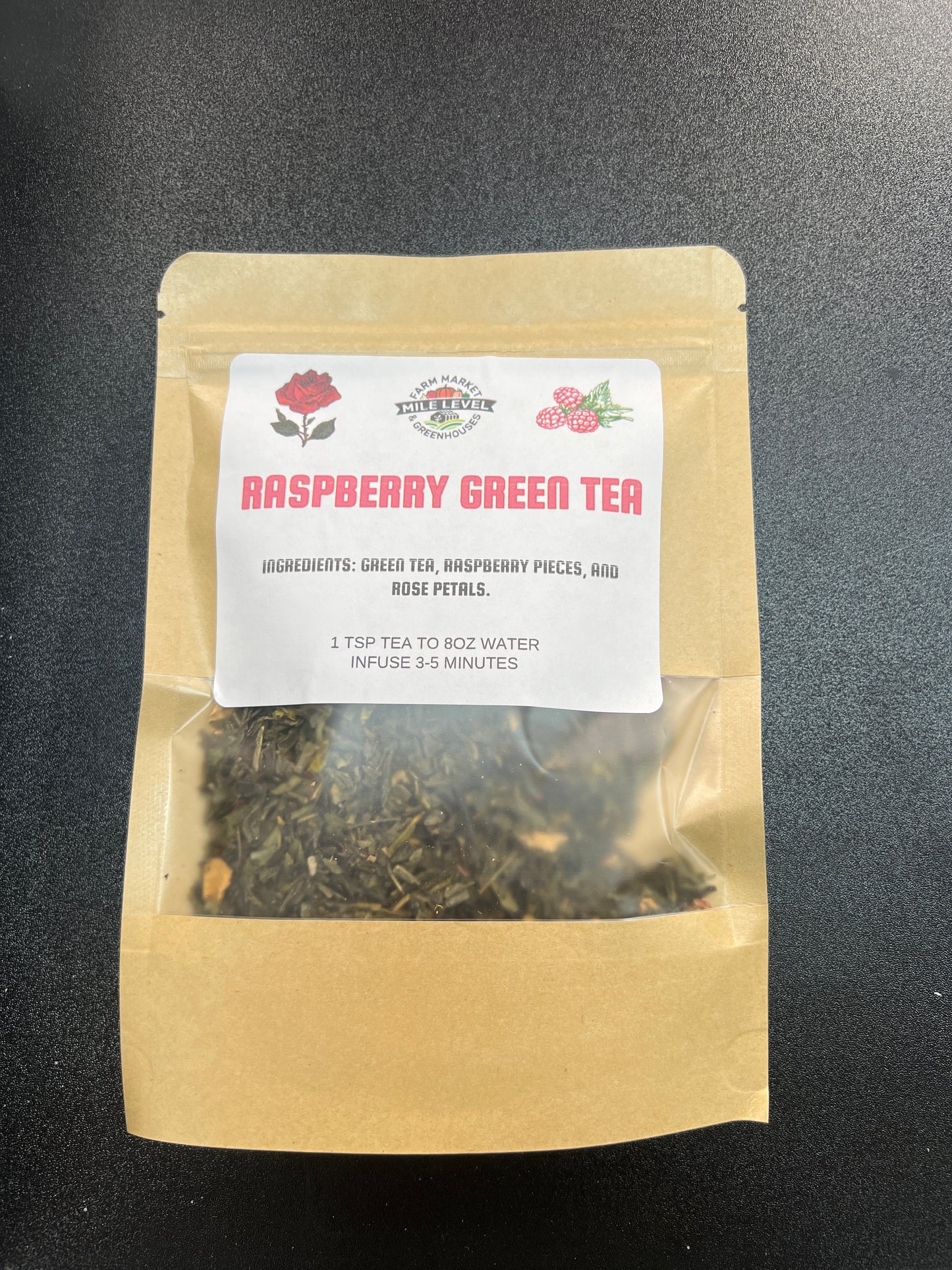 Raspberry Green Tea